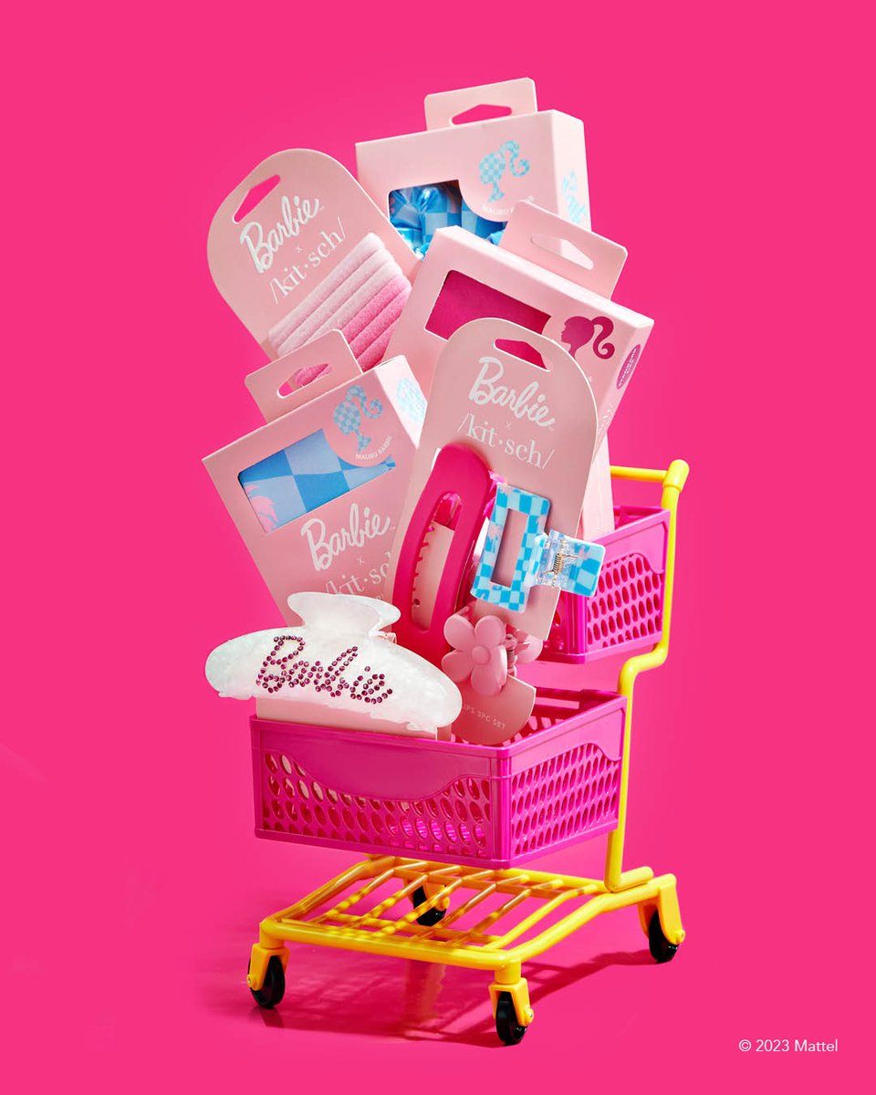 We’re gonna need a bigger cart. Big prepped-in-pink energy coming through! 🎀⁠

⁠
#new #barbie #accessories #summer #spring #beauty #love #fashion #hairstyles #hair #pink #hairinspo #inspiration #lifestyle #hairstylist #hairgoals #hairtutorial #kitsch