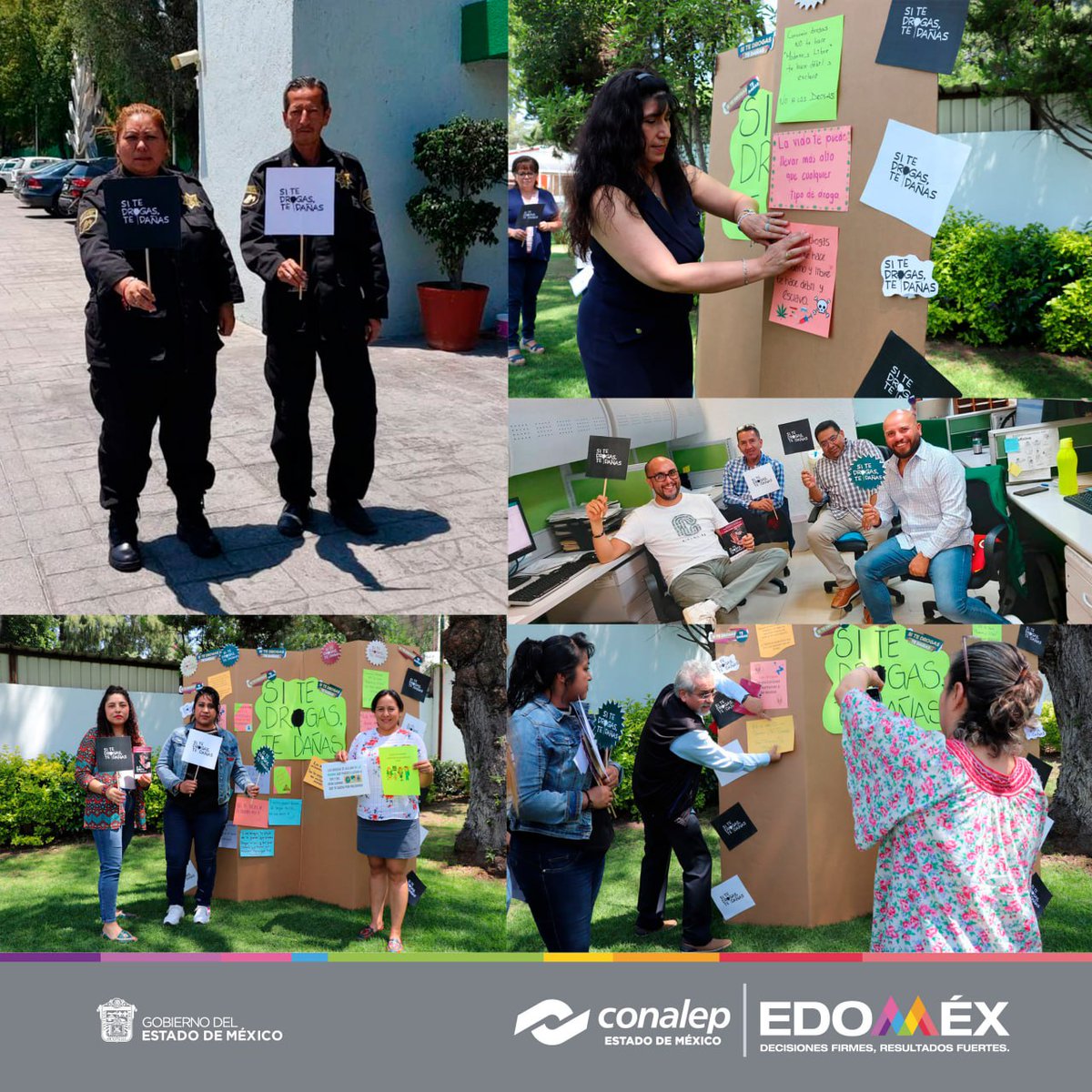 Los Dirección General de Conalep Estado de México se une a la Campaña Nacional #SiteDrogasTeDañas con actividades lúdicas y recreativas para generar un mejor ambiente en nuestros estudiantes, demostrando que somos más fuertes que las adicciones. #ApasionadamenteCONALEP.