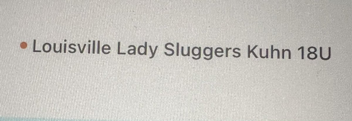 Follow us on GameChanger
#Sluggers