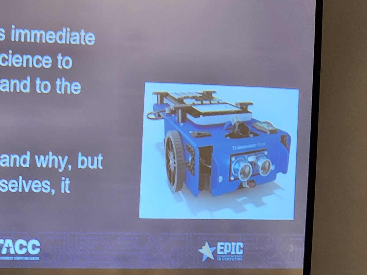 JoseLSilvaSmith's tweet photo. Learning about Physical Computing coding TI-nspire calculators using Python at WeTeach_CS Summit 2023! How cool is this for our classrooms? π β€οΈπ#WTCS2023 #TSDProud #weteachcs #CS4Yall https://t.co/tGQEryhlx9