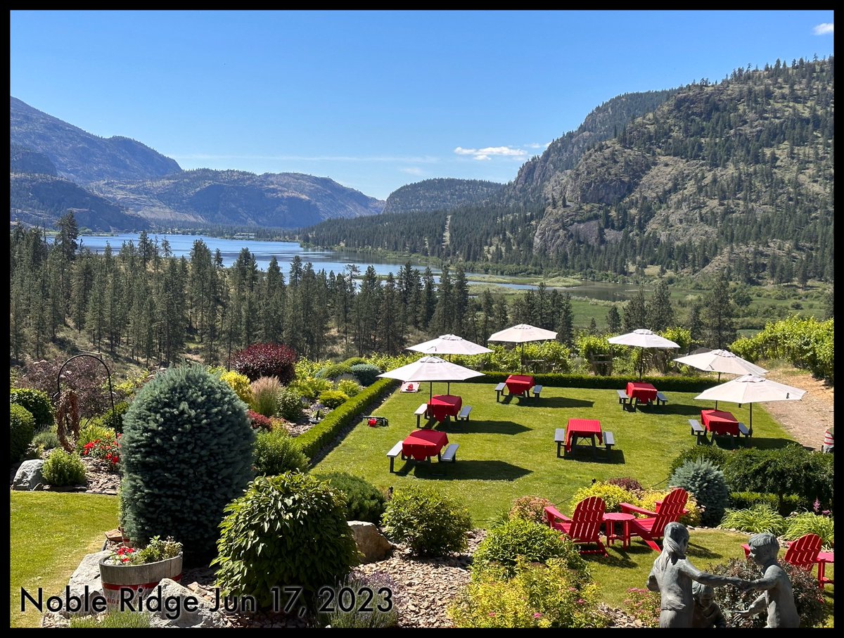 First stop of the day at Noble Ridge Okanagan Falls BC