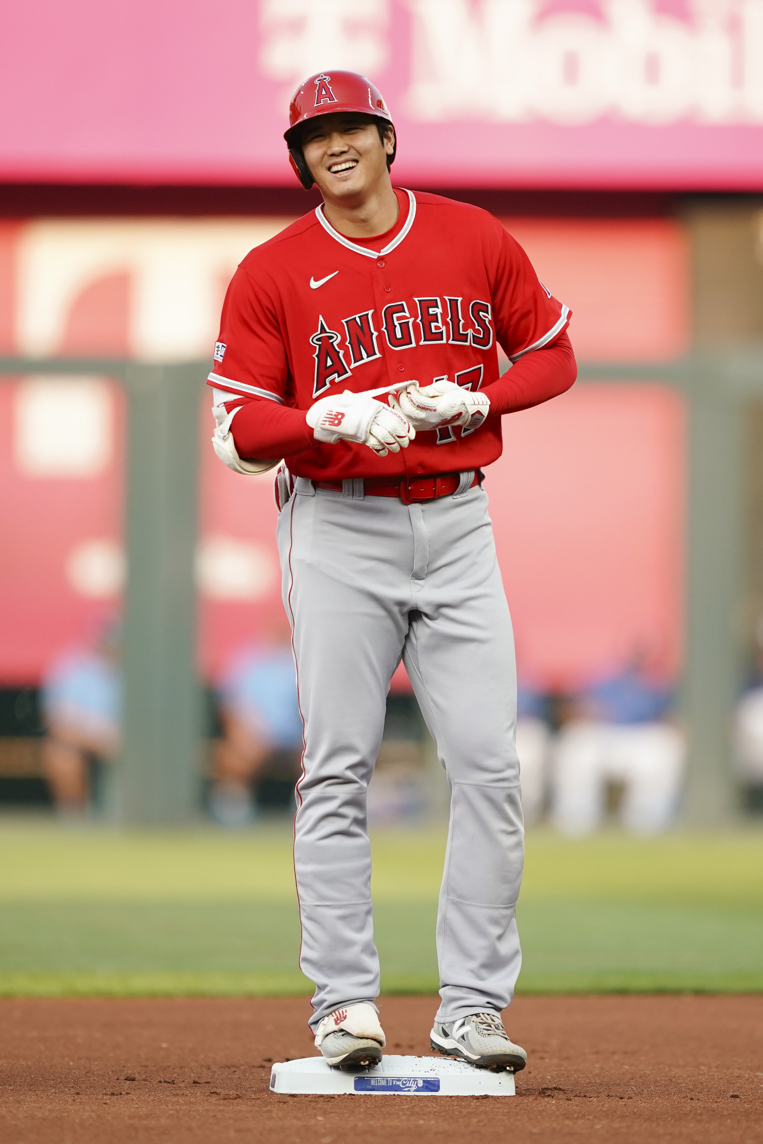 Shohei Ohtani Los Angeles Angels jersey red