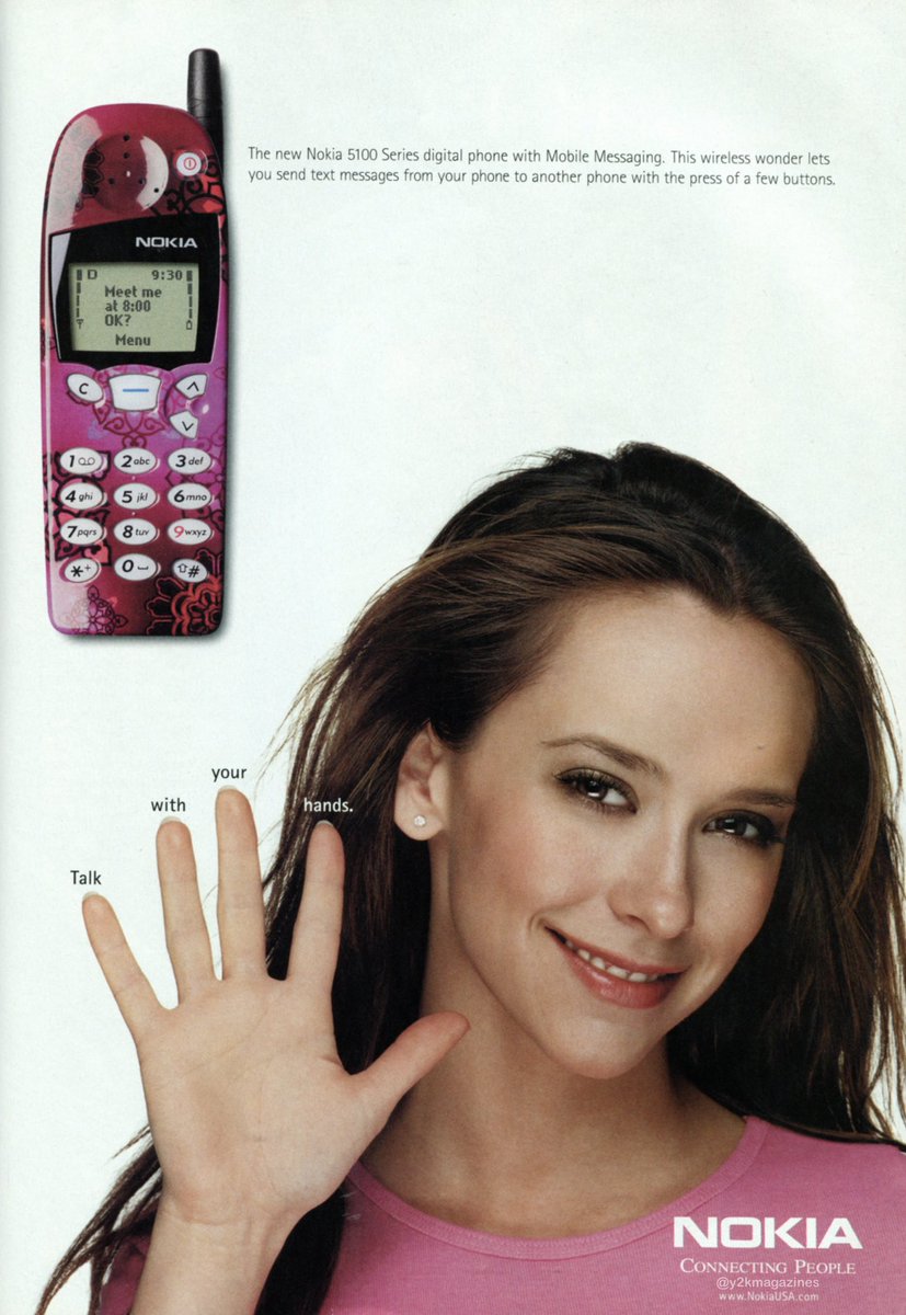 nokia 5100 ad with jennifer love hewitt (2000)