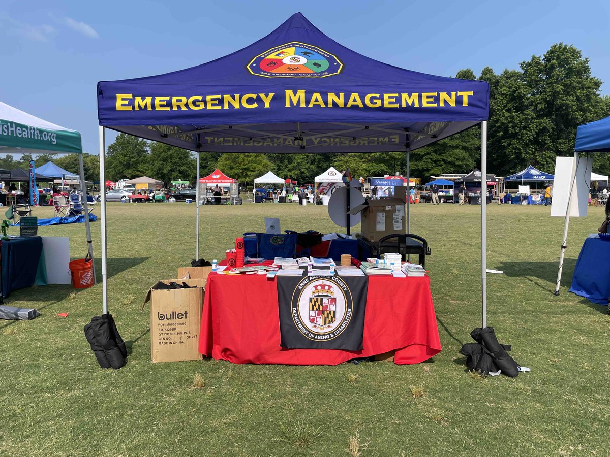 AACoDoAD's tweet photo. Stop by and see the Anne Arundel County Office of Emergency Management and the Department of Aging and Disabilities at the Juneteenth Festival and Parade, today at Weems-Whalen Field! https://t.co/fKTR4Cak78