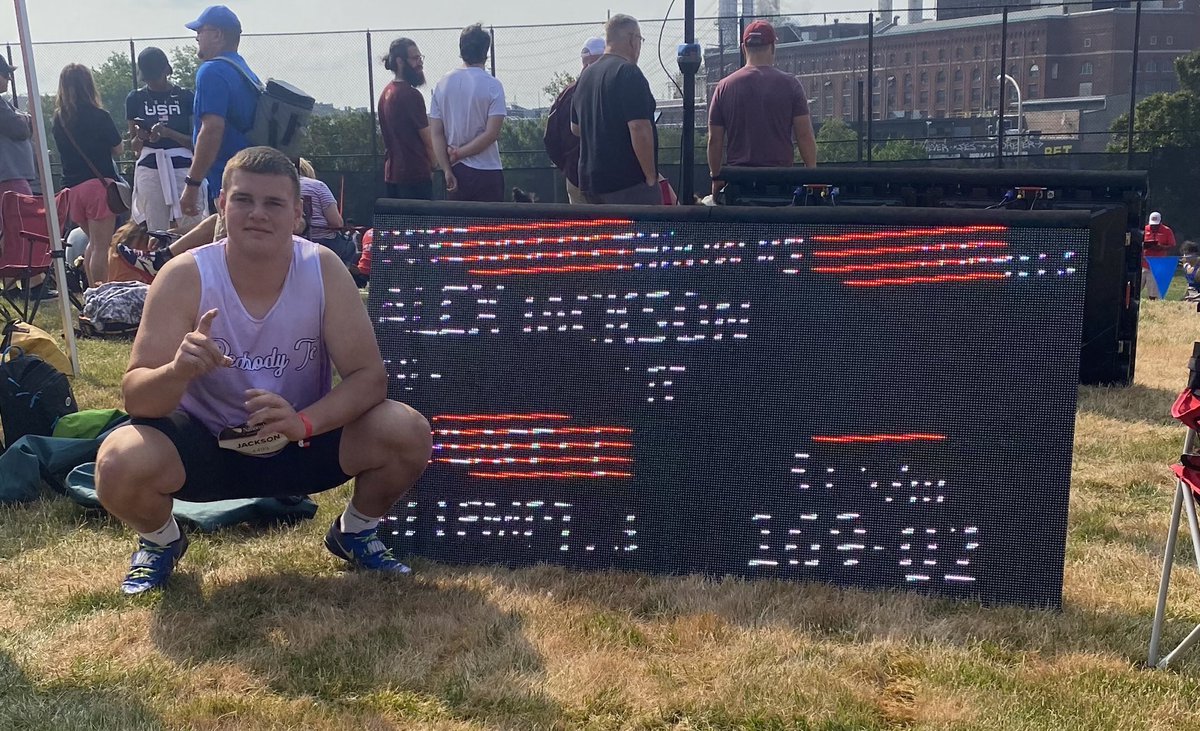 🥇alert!!! #SchoolRecordAlert 
⁦@PeabodyTC⁩ @Alexjackson9⁦@Alexjackson9_⁩ wins #NBNationals #RisingStar #Discus