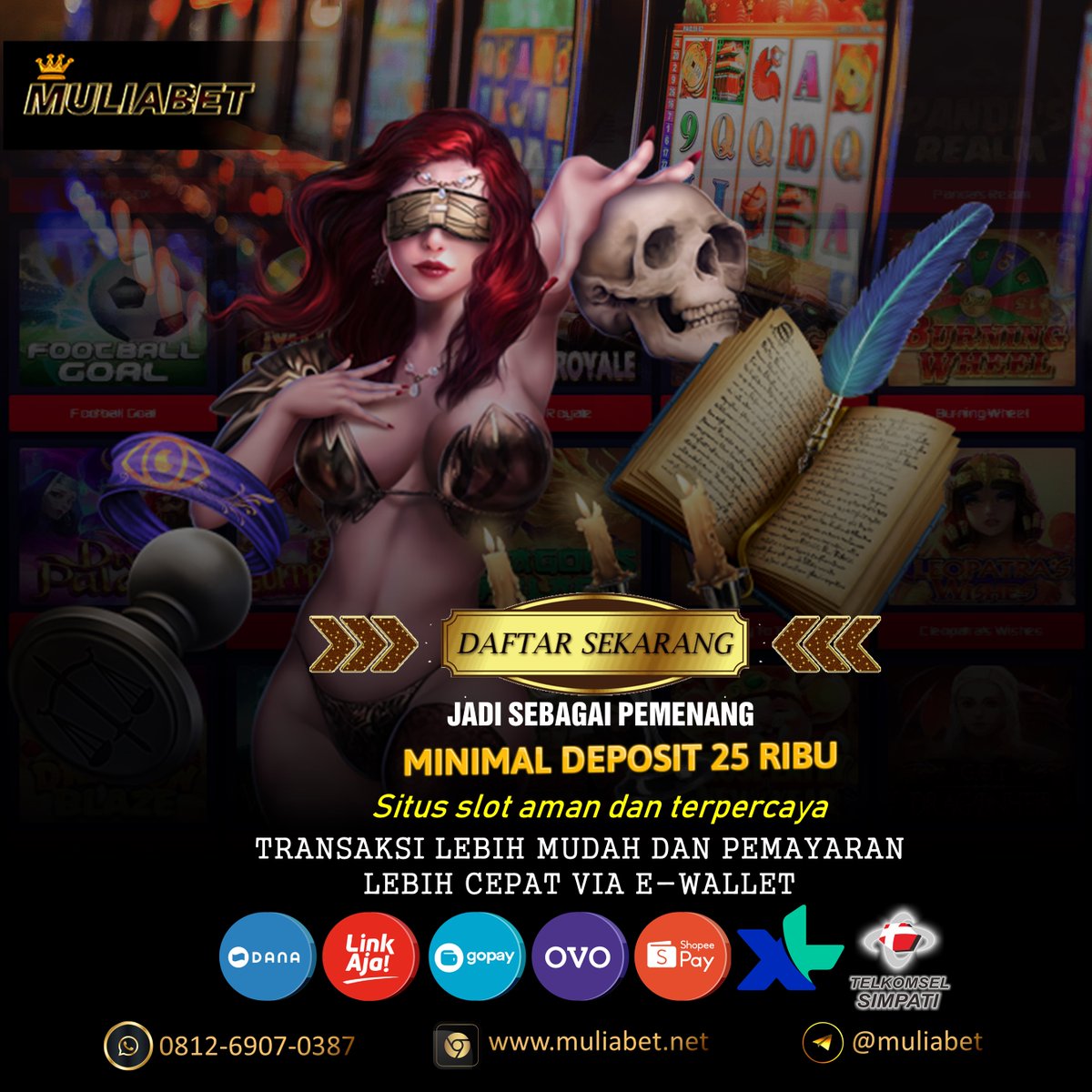 muliabet550's tweet photo. 👑DAFTAR SLOT LIVE22 SITUS MULIABET👑
Link daftar : https://t.co/w8jWfVA2R5
🎲Minimal deposit 25 Ribu
🎲Minimal witdraw 50 Ribu
🎲Bonus new memebr 25%
🎲Bonus next depost 10%
#muliabet #agenmuliabet #daftarslot #agenlive22 #daftarlive22 #live22 #situslive22 #quenfemida #slotgacor https://t.co/pZO7kObLJy