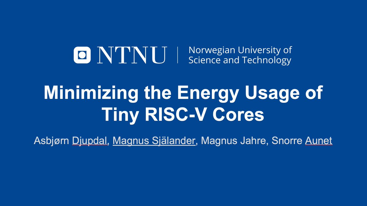 Magnus Själander tweet media