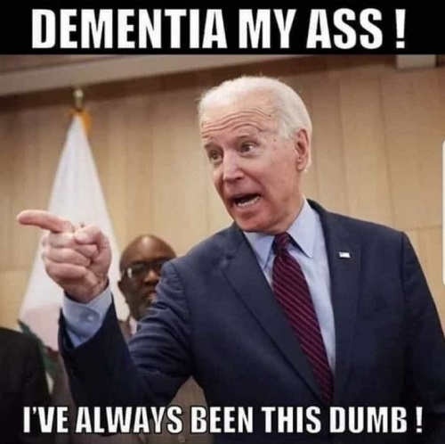 Joe Biden, putting the Dem in Dementia