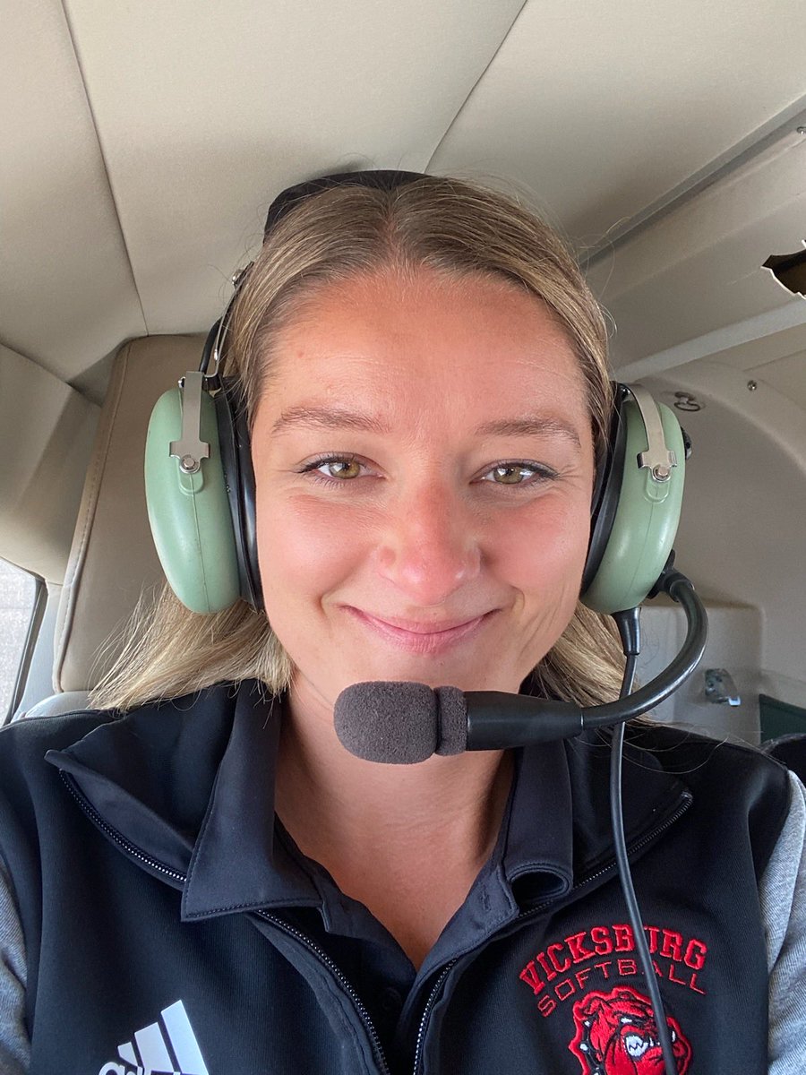 100% dedication and buy in from the whole staff. Natalie McGuire, ATC would not miss this game for anything. Flow in from Traverse City today from one of her best friends weddings to be here for our girls and the championship game. Thank you pilot Andy Devrise.  #BulldogsUnited