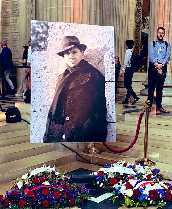 Cérémonie d’hommage à Jean Moulin, au Panthéon comme tous les 17 juin, jour qui marque son premier acte de Résistance .