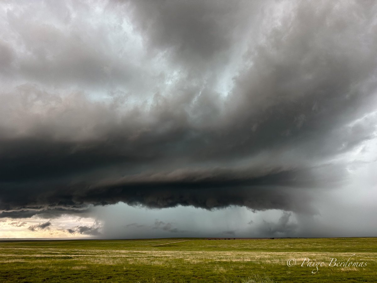 Yesterday’s chase was so much more than I asked for. What an incredible day. #cowx #kswx