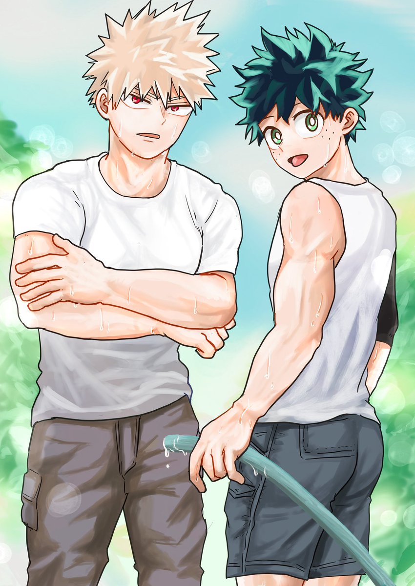 僕のヒーローアカデミア 原画展 A2ポスター 緑谷出久 爆豪勝己B2