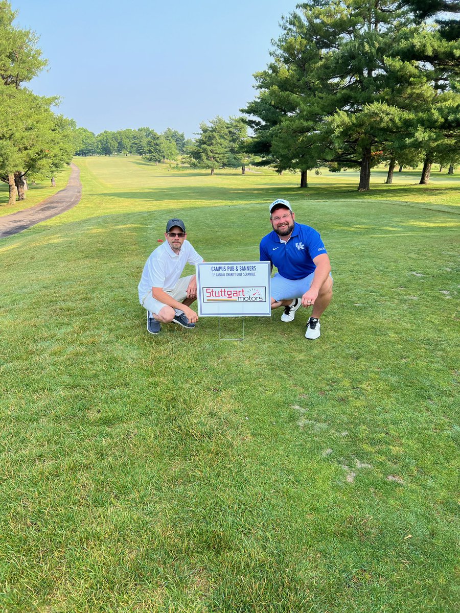 KyStuttgart's tweet photo. Good luck to everyone at the Campus Pub &amp; Banners 1st Annual Charity Golf Scramble today!  This event supports Shriners Children's Hospital.
https://t.co/TFWiFMF7ZO
#stuttgartmotors #campuspub #golfkentucky #sharethelex #thingstodoinlexingtonky #shrinershospitallexington https://t.co/q7qlaBLJcE