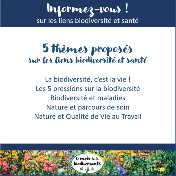 biodiversante's tweet photo. [EVENEMENT]
Le mois de la #biodiversanté !
Du 1er au 30 juin 2023
une opération destinée aux établissements de santé pour rappeler les liens entre #biodiversité et santé humaine !
Participez au quiz ! 
#onehealth #uneseulesanté #santé #hopitaux #RSE 
https://t.co/YTMHzH4gt9 https://t.co/KZQpCgxesJ