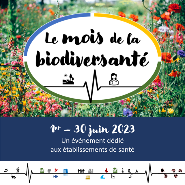 biodiversante's tweet photo. [EVENEMENT]
Le mois de la #biodiversanté !
Du 1er au 30 juin 2023
une opération destinée aux établissements de santé pour rappeler les liens entre #biodiversité et santé humaine !
Participez au quiz ! 
#onehealth #uneseulesanté #santé #hopitaux #RSE 
https://t.co/YTMHzH4gt9 https://t.co/KZQpCgxesJ