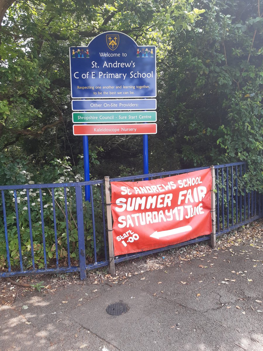 PC Cooper and PCSO Tennant have spent the afternoon at the St. Andrews summer fayre. Fun time had by all. Thank you to PCSO Tennant for helping Shifnal SNT out last minute. #localpolicing #communityengagement #summerfayre