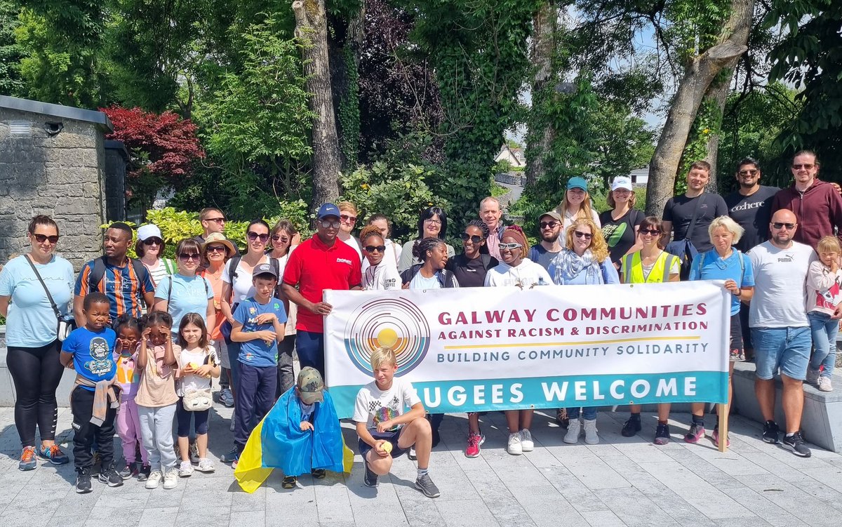 @sanctuarygalway (@sanctuarygalway) on Twitter photo Walking the Talk Against Racism in Cong Woods to mark #WorldRefugeeDay, and to promote intercultural dialogue. Great converstions and friendships being forged <a href="/GalwayCARD2023/">GalwayCARD Network</a> #IrelandForAll <a href="/GalwayCKI/">University of Galway, CKI</a> <a href="/POSIrl/">Places of Sanctuary Ireland</a> <a href="/UNHCRIreland/">UNHCR Ireland</a> <a href="/INARIreland/">INAR - Irish Network Against Racism</a> @GCCNInfo <a href="/GalwayCommunity/">Galway City Partnership</a> Walking the Talk Against Racism in Cong Woods to mark #WorldRefugeeDay, and to promote intercultural dialogue. Great converstions and friendships being forged <a href="/GalwayCARD2023/">GalwayCARD Network</a> #IrelandForAll <a href="/GalwayCKI/">University of Galway, CKI</a> <a href="/POSIrl/">Places of Sanctuary Ireland</a> <a href="/UNHCRIreland/">UNHCR Ireland</a> <a href="/INARIreland/">INAR - Irish Network Against Racism</a> @GCCNInfo <a href="/GalwayCommunity/">Galway City Partnership</a>