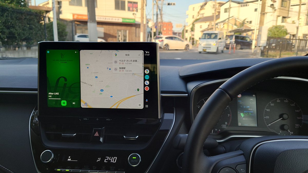 tsaltezza's tweet photo. 一週間代車でカローラ借りたけどかっこいいし快適でよかったな
グーグルマップもディスプレイ表示させるとスマホ以上に使い勝手よかった
明日は新車の注文にディーラーにでもいくかな https://t.co/tbtQ7XxVBL