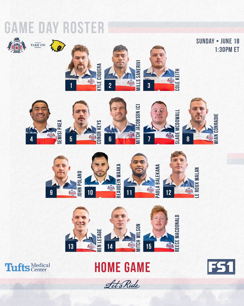 NEFreeJacks's tweet photo. Your 2️⃣3️⃣ to face the @Hou_Sabercats tomorrow at home in Veterans Memorial Stadium!

Presented by @TuftsMedicalCtr 

Standing room tickets still available!

#LetsRide https://t.co/2V9FiRTHy2