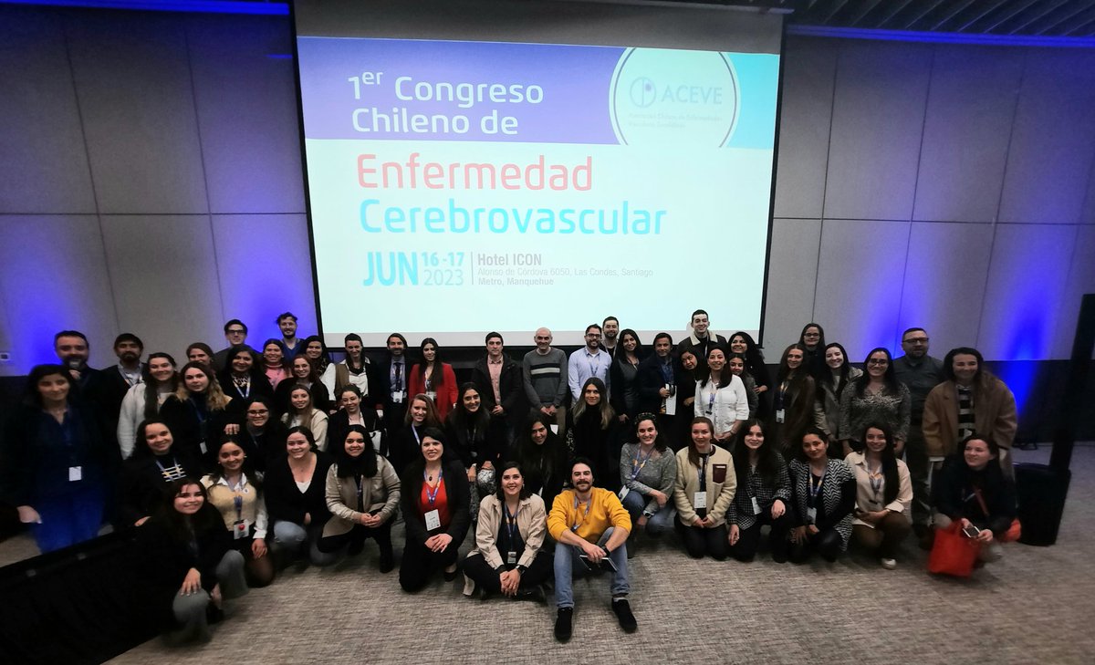 Muy contento por Primer Congreso Nacional ACEVE. Apoyando y coordinando módulo de neurorehabilitación para personas que han sufrido un ACV en Chile
#ACV #Neurology #neurorehab

I'm very pleased for the participación at
National Stroke Association Congress (Chile).  <a href="/ACEVE_Chile/">ACEVE</a>