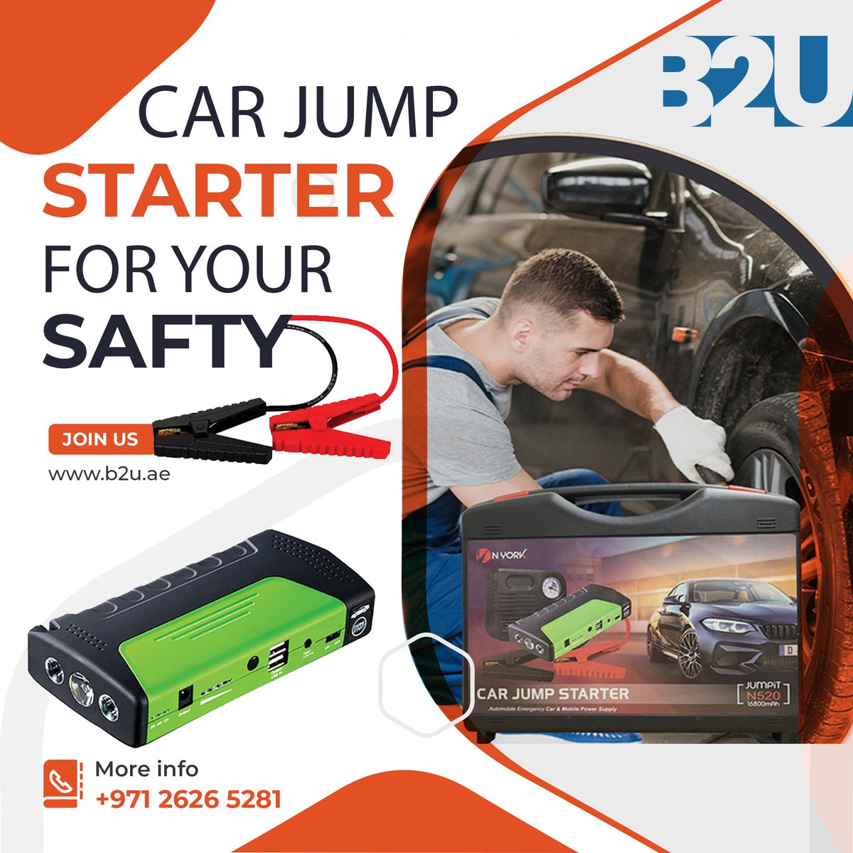 b2u_ae's tweet image. When power meets potential, miracles happen on the road! 

#CarJumStarters #powerplug #starter #car #automobiles #b2u.ae

b2u.ae