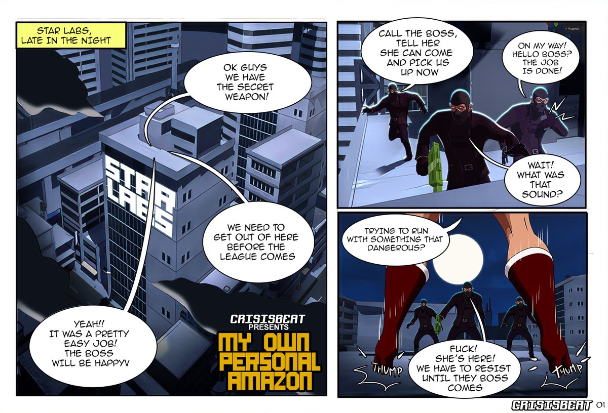 CRISISBEAT on Twitter: "A powerful heroine appears in the night, what