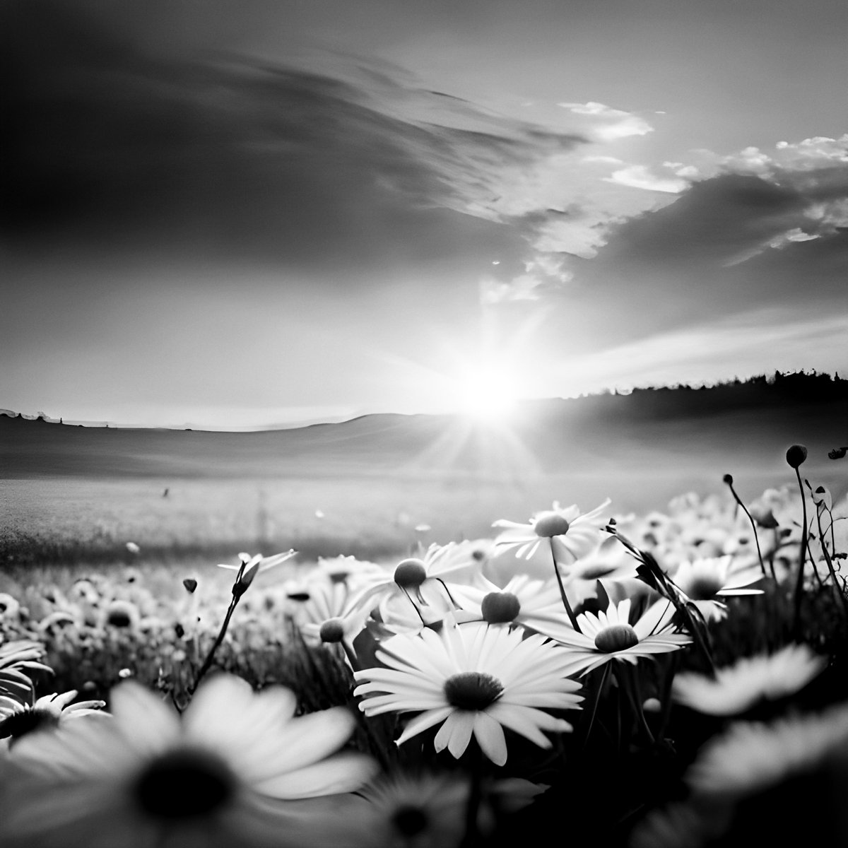 Oxeye Daisies   #bnw #bnwphotography #blackandwhite #blackandwhitephotography #monochrome