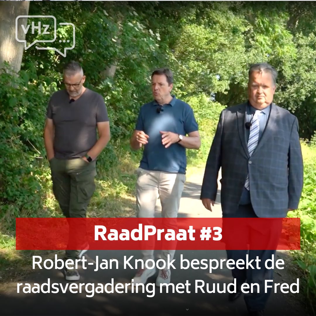 In RaadPraat #3 bespreekt <a href="/robertjanknook/">Robert-Jan Knook</a> samen met Ruud van Vliet en Fred Avis de raadsvergadering <a href="/Gemeente_Hoorn/">Gemeente Hoorn</a> van afgelopen week.

 youtu.be/woJnddfPAJI

#raadpraat #vhz #vanhoornzeggen #raadhoorn #ruudvanvliet #fredavis #julianapark