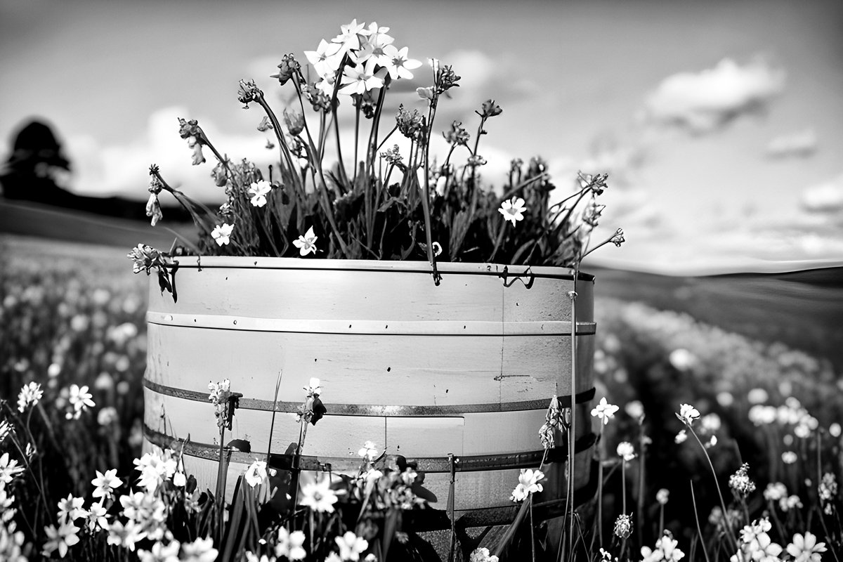 Tub in a Field  #bnw #bnwphotography #blackandwhite #blackandwhitephotography #monochrome
