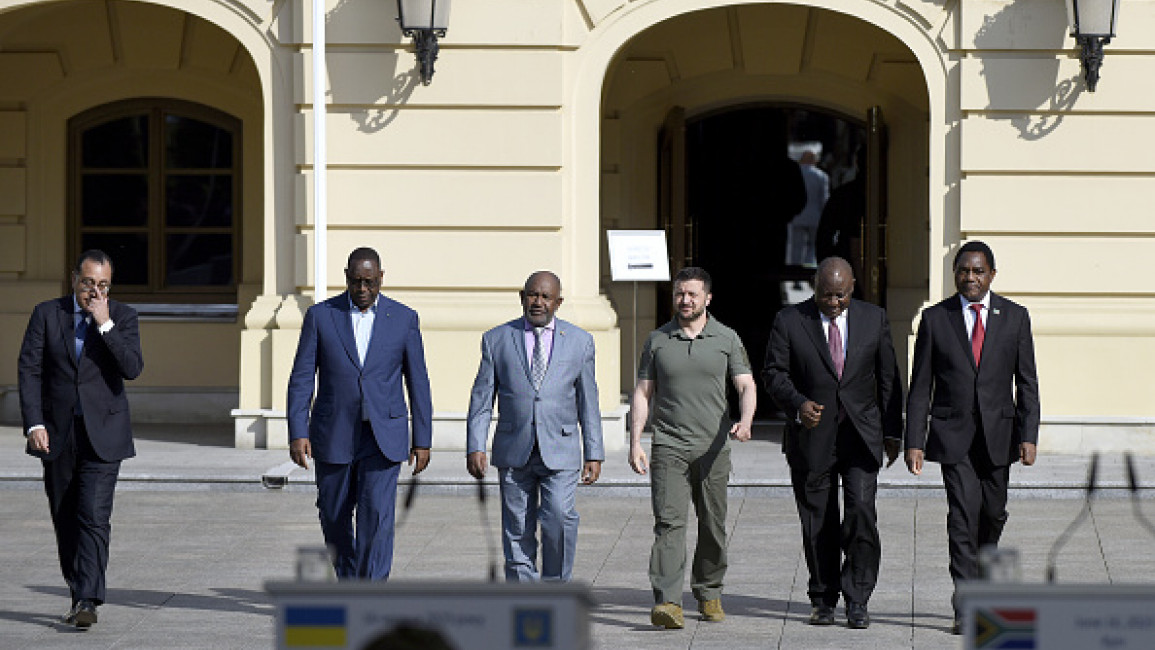 SaharaReporters's tweet photo. African Leaders Set To Meet Russian President, Putin After Negotiation With Ukrainian Leader, Zelensky | Sahara Reporters https://t.co/ANNUIEoHrj https://t.co/uujIP4UDhq