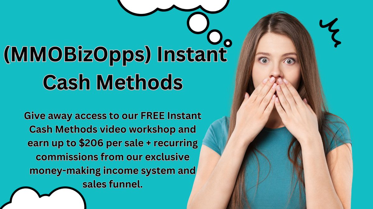 (MMOBizOpps) Instant Cash Methods Review
For More: youtube.com/watch?v=Jdm4zH…
#instant_loan
#instant_pay
#instant_income
#instant_bread_off_the_cashapp_glitch
#instant_payouts
#instant_payment
#no_credit_check_loans_online_instant_approval
#make_instant_money
#instant_paying_apps