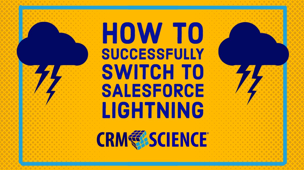 CRMScience's tweet image. 🌩️ BLOG | How To Successfully Switch to #Salesforce #Lightning

Read More 👉 ow.ly/ED1150G2ol7

#SalesforceLightning #SalesforceRoadmap #SFDC #InsurTech #Fintech #NPTech #Trailhead #Trailblazer #UI #UX #UserAdoption #UXUI #SalesforcePartner #Partner #Classic #SalesforceTips