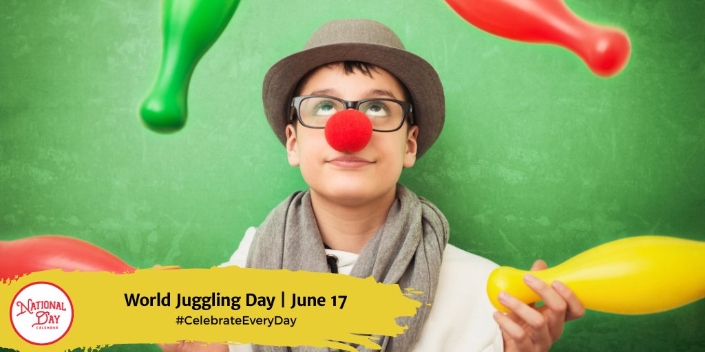 Happy #WorldJugglingDay! The day we celebrate throwing things in the air and hoping to catch them. Sounds like my strategy for life. nationaldaycalendar.com/world-juggling…