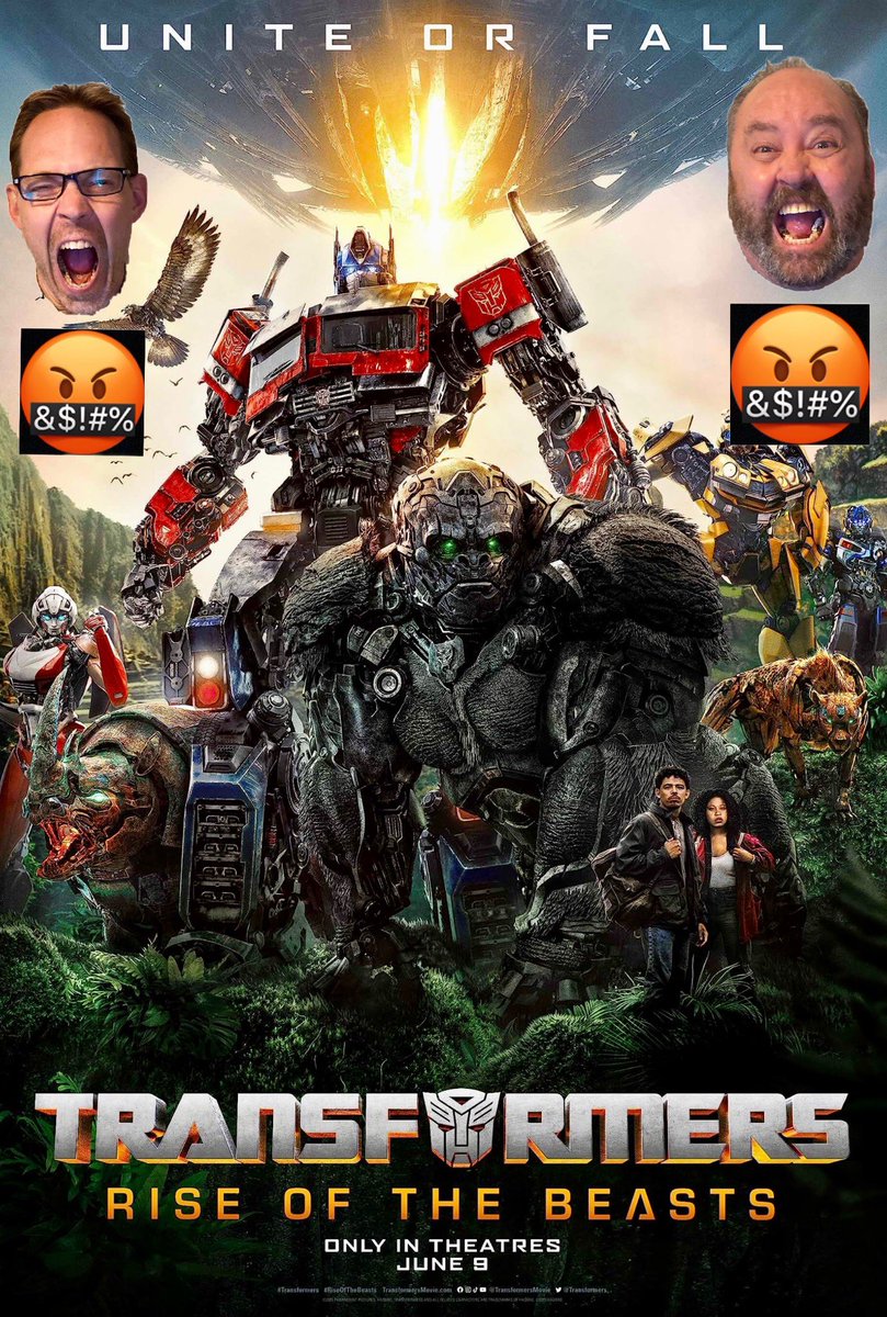 filmrageyyc's tweet photo. Ep 201 is #streaming everywhere you #podcast

This week we breakdown #transformersriseofthebeasts 

Support the show and dare us to see a terrible movie 👇🤑
https://t.co/FZRuZNTDjq

🤬 👇
 https://t.co/a3J1Aav7yt 

#insideme #incinemas #inpodcast #FilmTwitter #friendsfromwork https://t.co/7moDzSLLFL
