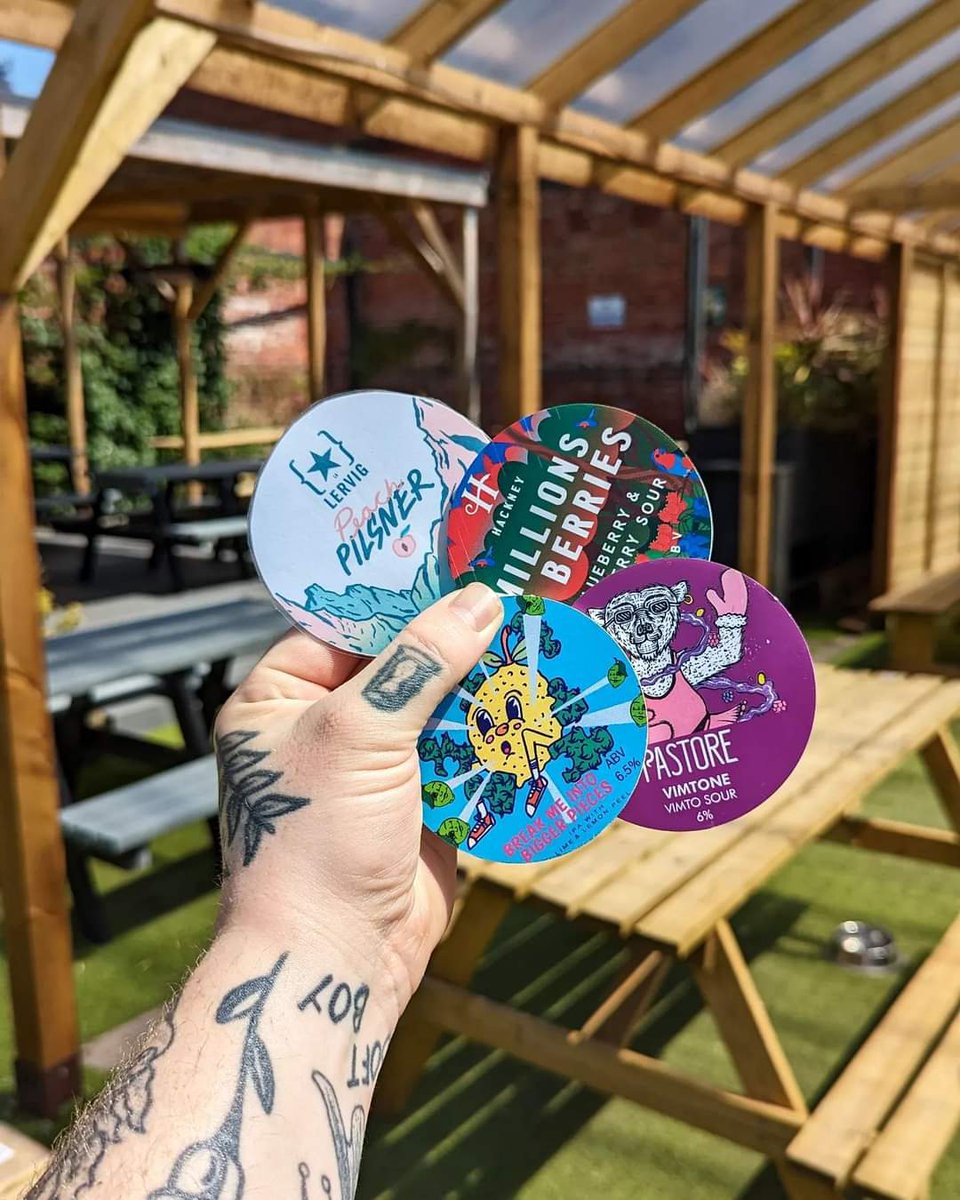 SUMMER BANGERS! 🌞 Apparently these are all really good to drink in the sun. Want to find out? Come meet us in the beer garden 🍻 #nr3theplacetobe