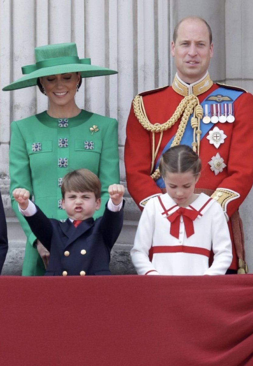 Go, Louis, go. #TroopingtheColour