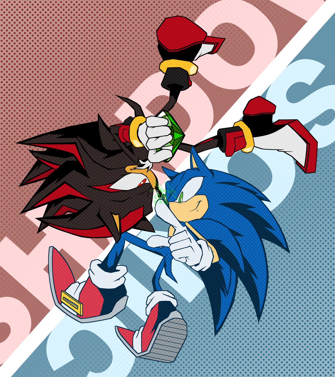 Sonic
Shadow

#SonicTheHedgehog 
#ShadowTheHedgehog 
#sonic
