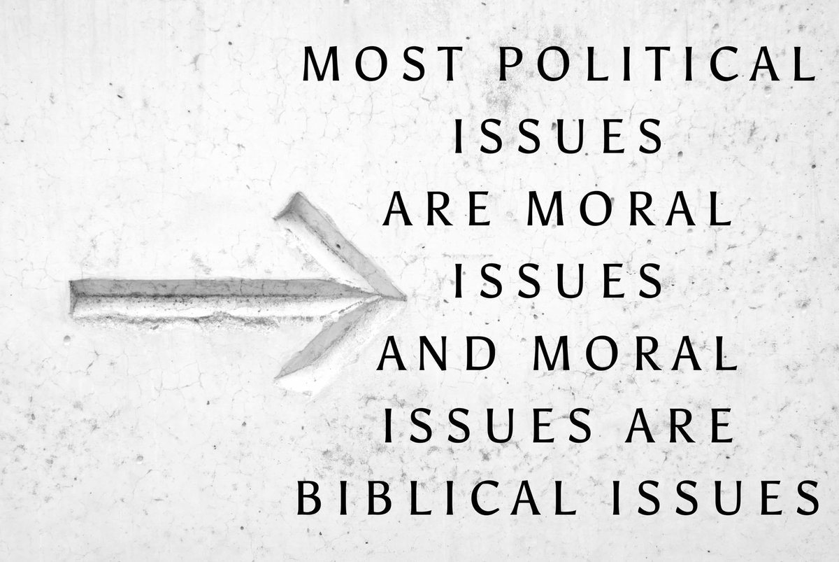 JeriTSwade's tweet image. Most Political issues are Moral issues and Moral issues are Biblical issues. #truth #moralissue #biblicalissue