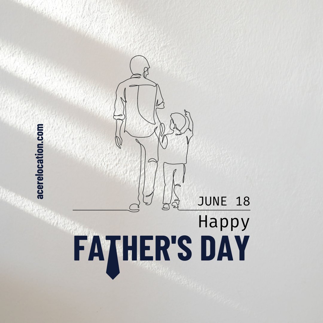 AceRelocation's tweet image. To all the fathers and father figures out there, have a great weekend from Ace Relocation!