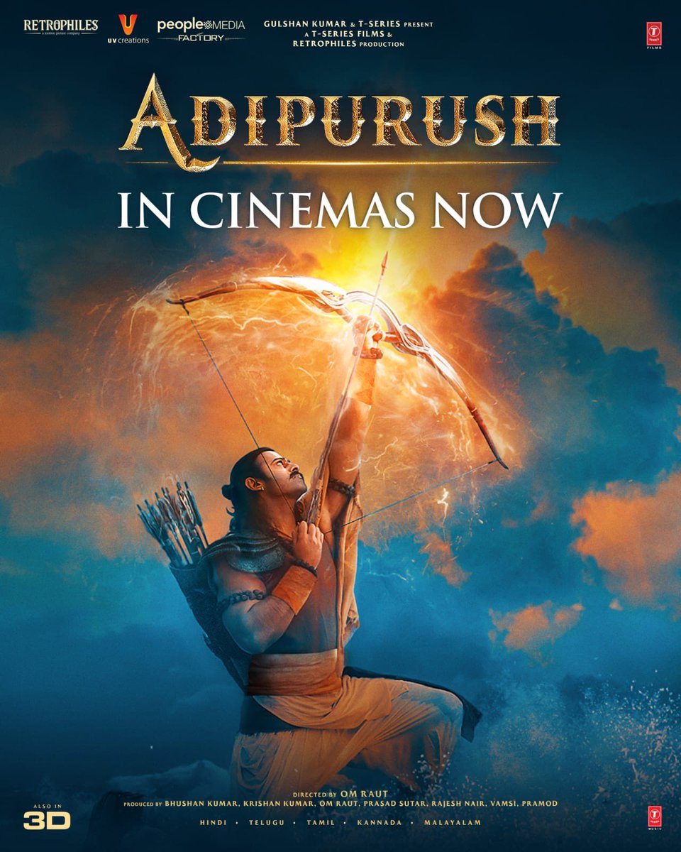 #Adipurush: Despite Negativity on the film, Today holding well and Tomorrow’s advance is solid. Both Hindi & Telugu. WW 60% Theatrical Recovery can happen in Weekend itself!!