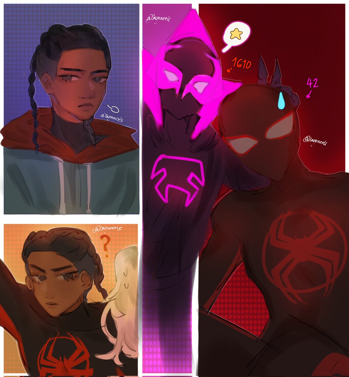 miles 42 and miles 1610 swap jobs for a day challenge gone wrong (#ProwlerMiles #MilesMorales)