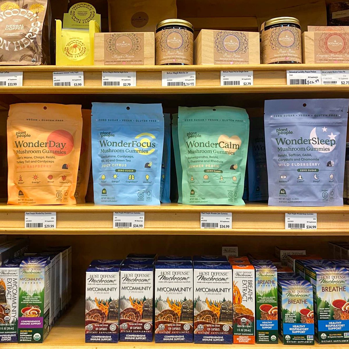 New in Nourish! Functional Mushroom Gummies from Plant People - Four different varieties packed with mushrooms and adaptogens for whatever your vibe is. 

🍄 IG: <a href="/plantpeople/">Plant People</a> 🍄
#functionalmushrooms #adaptogens #mushroomgummies #feelbetterfood #nourishyourbody