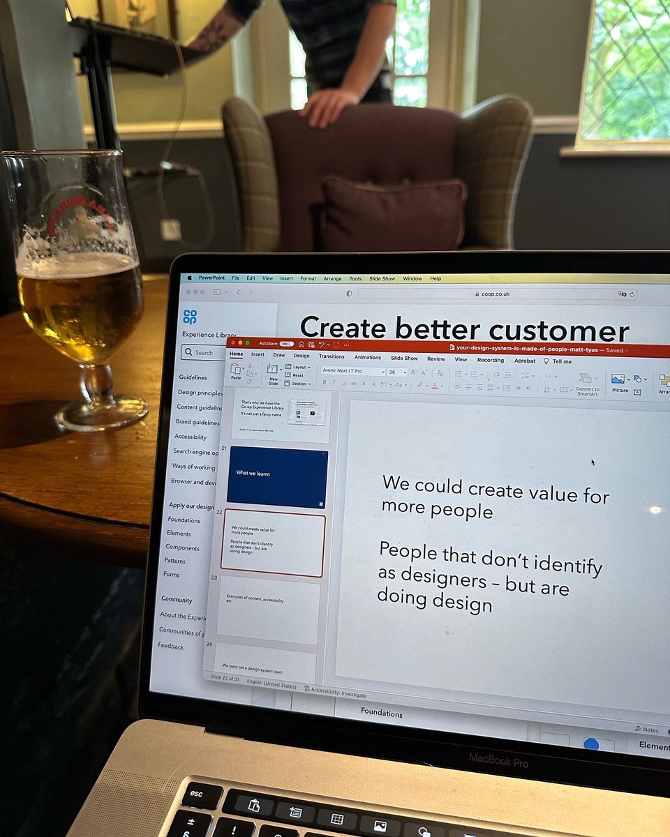 Went for a walk. Finished a talk about design systems. I feel like one of those productive people.