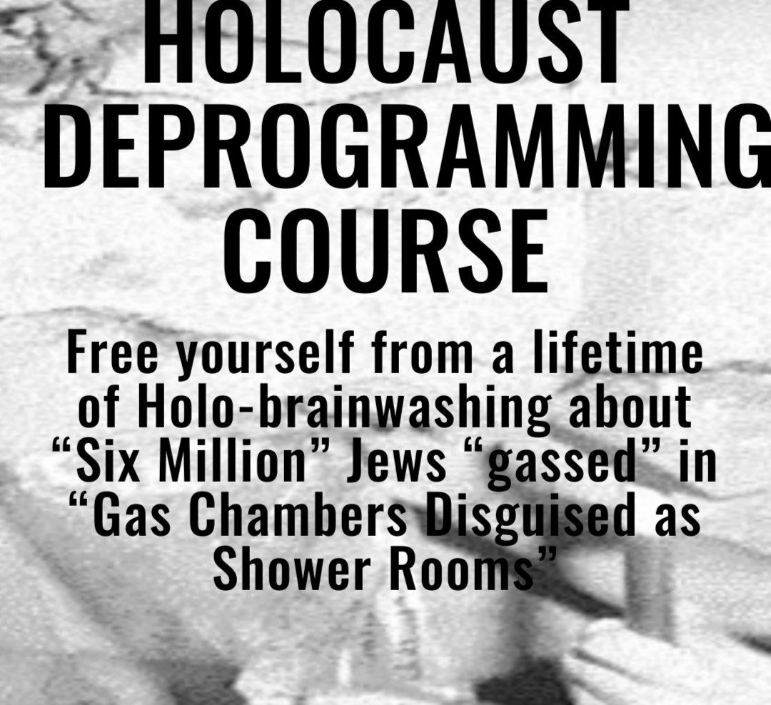 Aprajita Choudhary 🦋 on Twitter "Holocaust deprogramming course “The Aprajita Choudhary 🦋 on Twitter "Holocaust deprogramming course “The