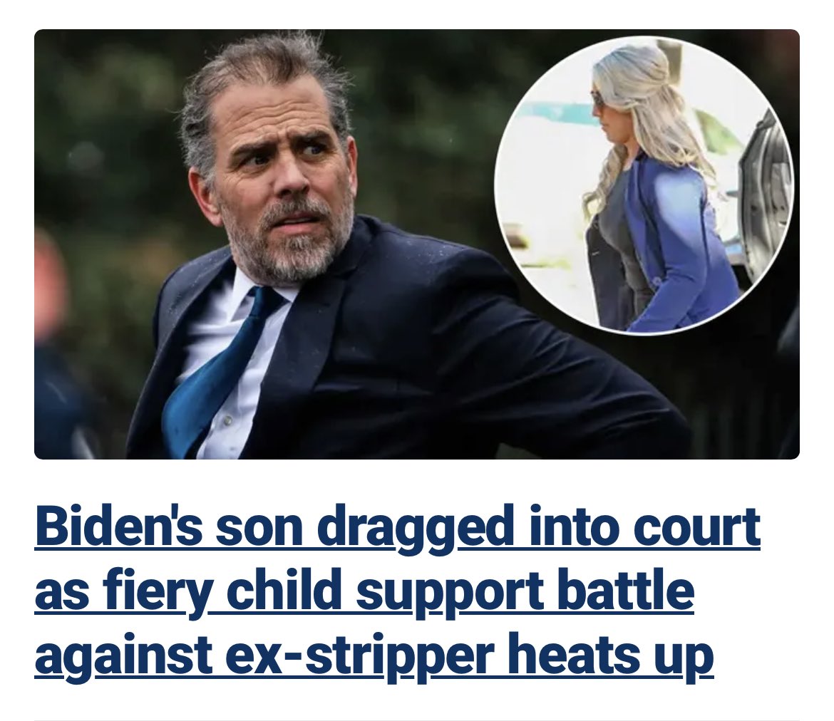 He’s called “Biden’s son,” but she’s dismissed as “ex-stripper.” This is journalistic sexism at its lowest. Why couldn’t the headline just as easily read, “Ex-crack addict dragged into court by mother of his child?”