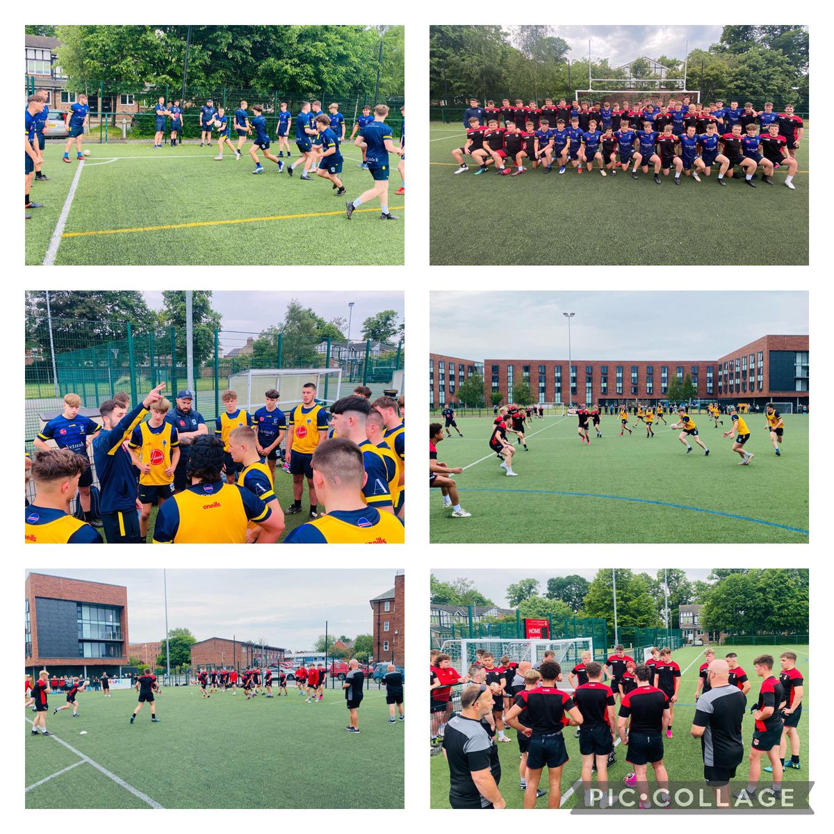 Fantastic joint <a href="/WarringtonRLFC/">Warrington Wolves</a> session with <a href="/WalesRugbyL/">Wales Rugby League</a> U16s this morning.  Great attitude and standards from both squads.