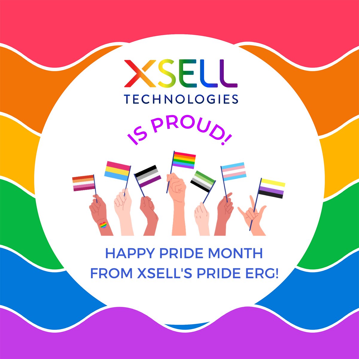 "It’s about showing up, doing your best work, being your best self, and being visible..."

Because visibility, and authenticity, matter every day, in every way. Happy Pride from <a href="/XSELL_TECH/">XSELL Technologies</a> and the XSELL PRIDE ERG!

#beauthentic #bevisible #beyou #happypride #pride2023