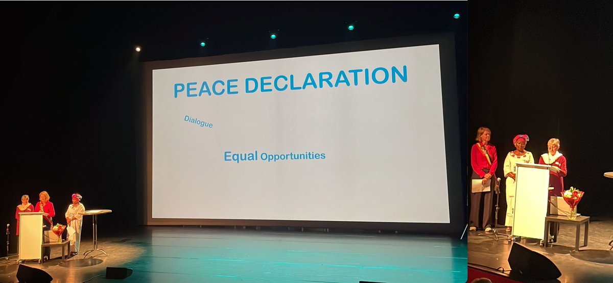 MMM4Mothers's tweet image. Our peace conference in #ypres draws to a close with the reading of the Peace Declaration in 3 languages, with @DrSimasamar Annie Matundu Mbambi and Mayor of Ypres @emmilytalpe.

Sign the declaration Now!
👉womenpeacetable.com/en