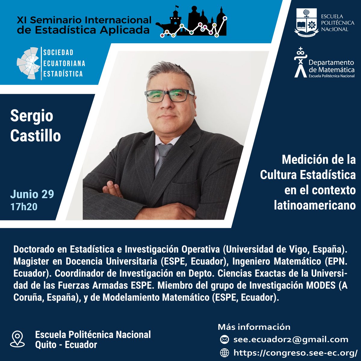 see_estadistica's tweet photo. 👨🏫 Medición de la Cultura Estadística en el contexto latinoamericano
👨💻 Sergio Castillo
Link de Registro:
https://t.co/MG13KXGKyC
Más información:
https://t.co/EMzbGbrSo2
#DataScience #Estadistica #CienciaDeDatos #pytho #rprograming #analisis #inteligenciaartificial https://t.co/FI7AG3PHZ6