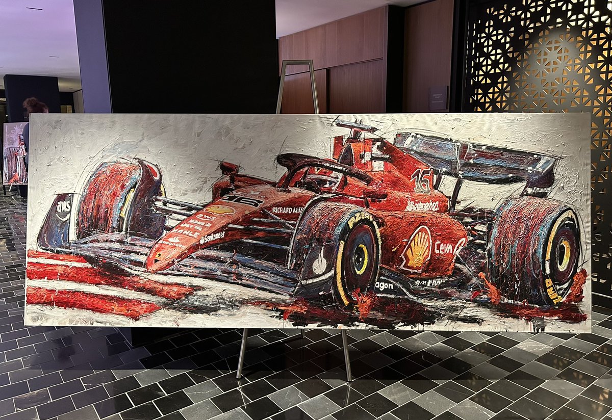 ClothildeNdri's tweet photo. Fine arts of Formula 1 @FairmontQueenE @F1GPCanada 
#F1Arts #F1GPCanada #ArtLover https://t.co/MsxiKAEp9i